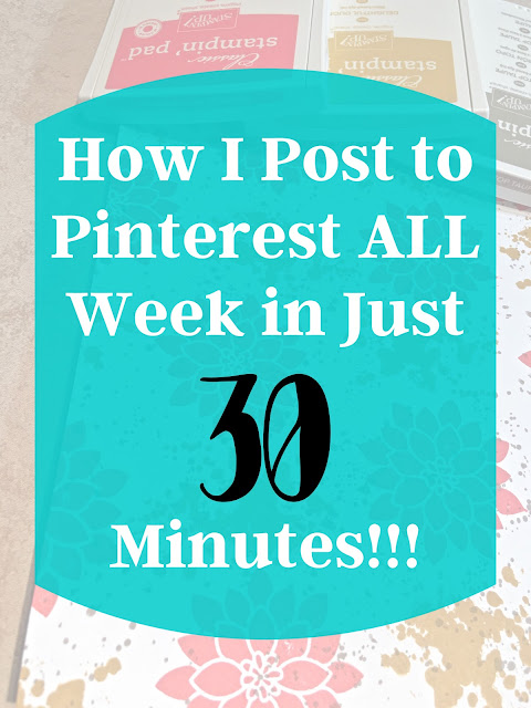 How I Post to Pinterest ALL Week in Just 30 Minutes