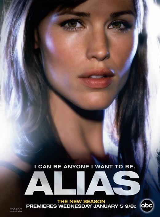 Jennifer Garner's Alias sun hat Alias TV poster