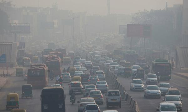 A Typical Morning in Sunny New Delhi, India