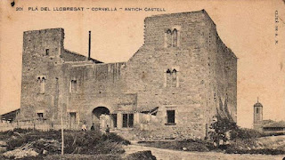 El castillo de Cornellà en 1910