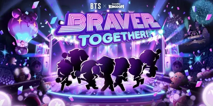 Devsister revealed an epic collaboration with the Cookie Run Kingdom and a popular and world-renowned Kpop group, BTS. Under the name Braver Together, the crossover event will feature BTS in the Cookie game starting from October 13th.