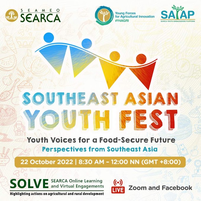 Free International Webinar | Southeast Asian Youth Fest | SEAMEO | October 22 | Register here!