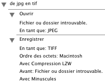 Ensembles de scripts JPGTIF.atn.zip et ALLTGA.atn.zip