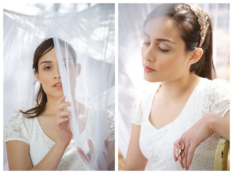 I love this dreamy anthropologieinspired styled bridal shoot 