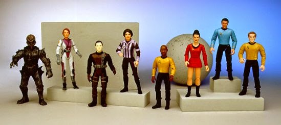 Star Trek Playmates Prototype Warp Factor Action Figures