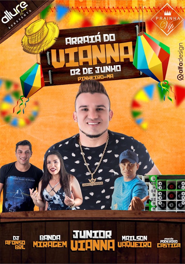 Junior Vianna, faz show inédito em Pinheiro 