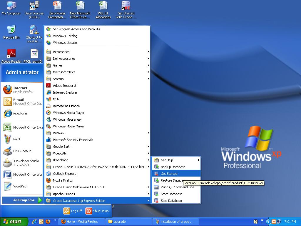 Java Web Development: How to install Oracle Database XE 11g R2