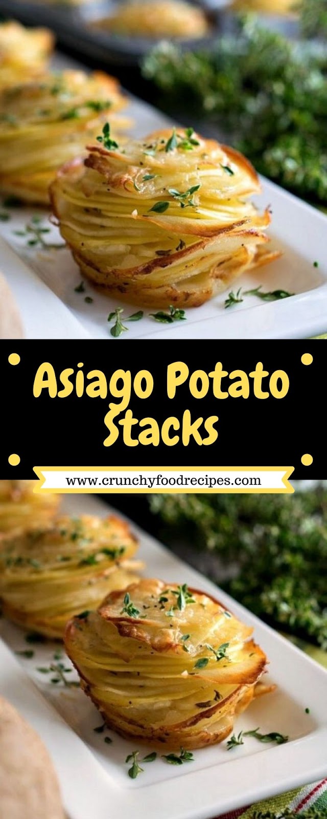 Asiago Potato Stacks