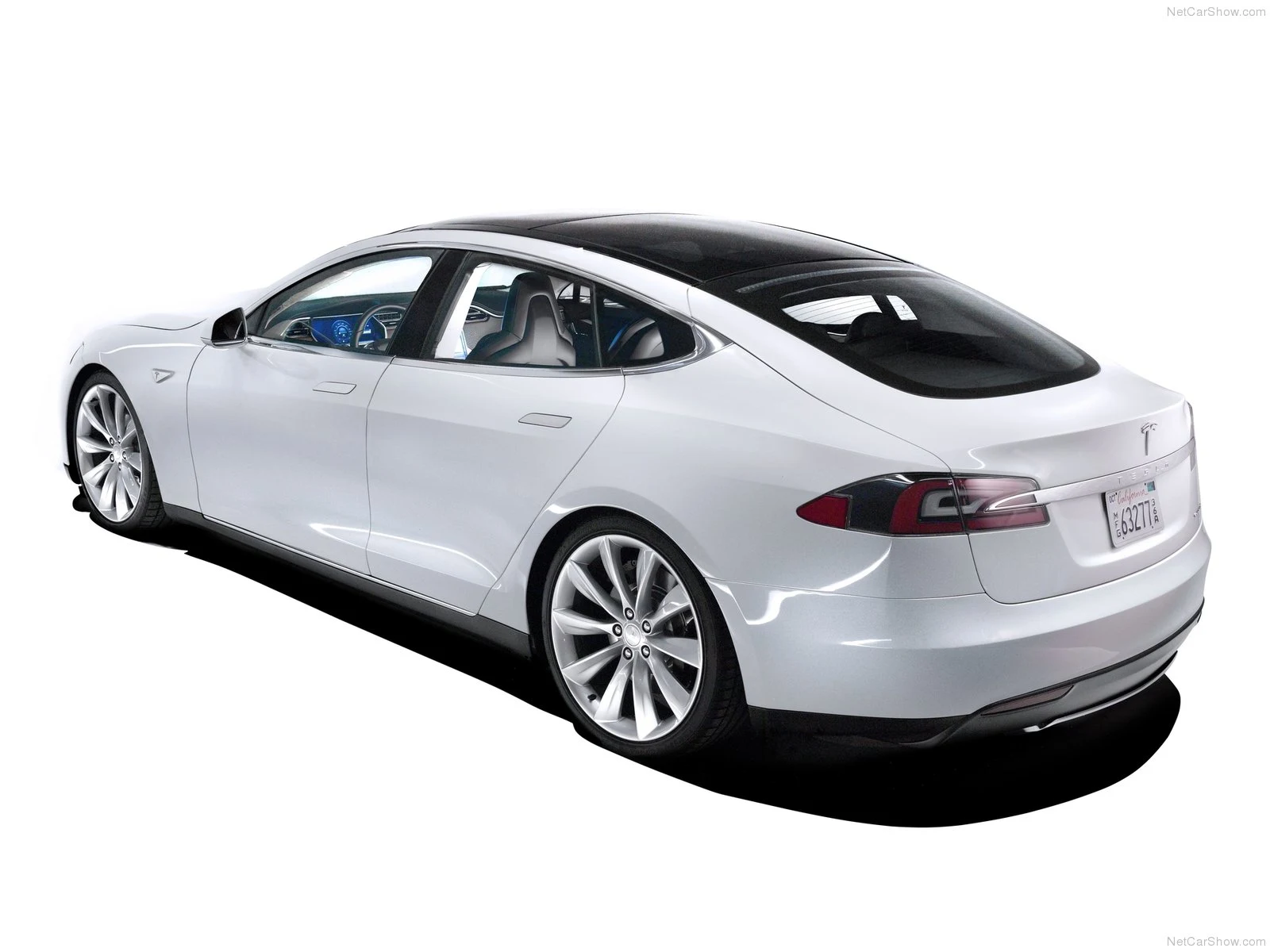 Hình ảnh xe điện Tesla Model S 2013 & nội ngoại thất