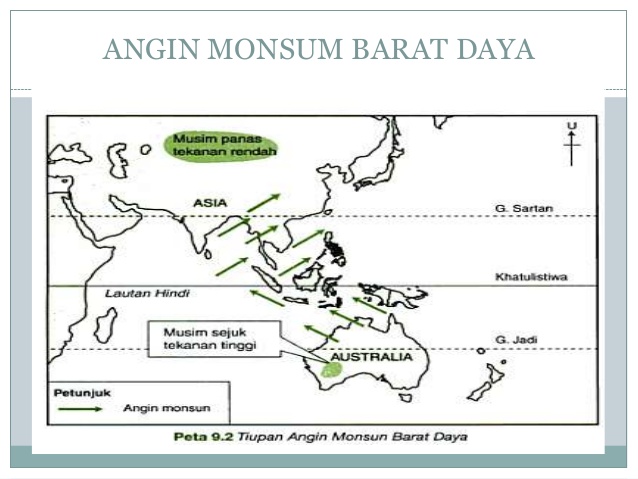 angin monsun timur laut