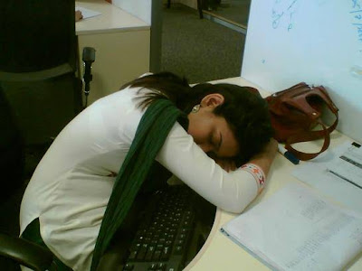 http://meandmysansar.blogspot.com - sleeping in office