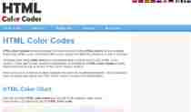 Tabla de colores de HTML HTML Color Codes