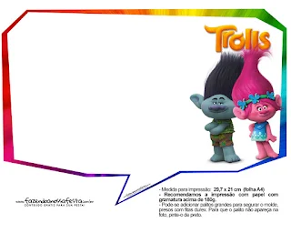 Trolls Dialogue Globes that you can use for Toppers or for you Photo Booth.