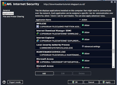 Firewall Pada AVG