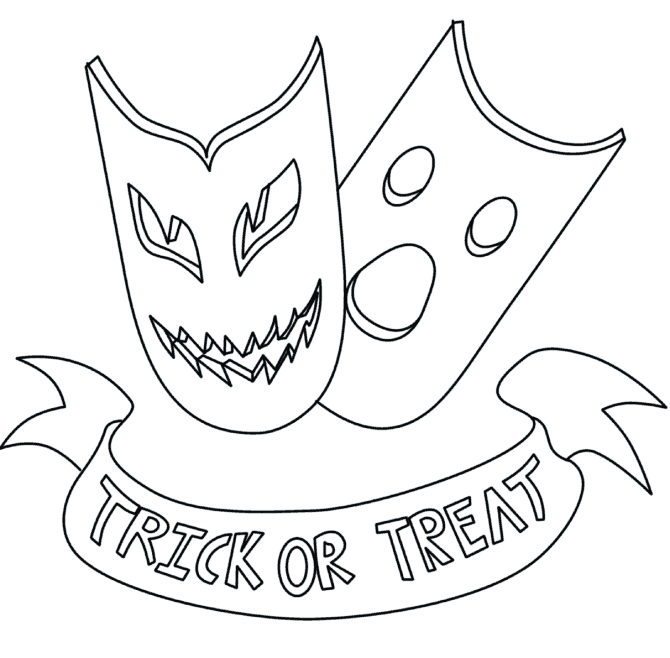  halloween  coloring pages Free Scary Halloween  Coloring 