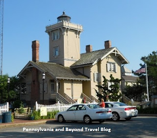 Hereford Inlet Lighthouse in North Wildwood New Jersey