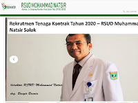 BLUD Rumah Sakit Umum Daerah M Natsir - Solok Kota Simpang Rumbio 