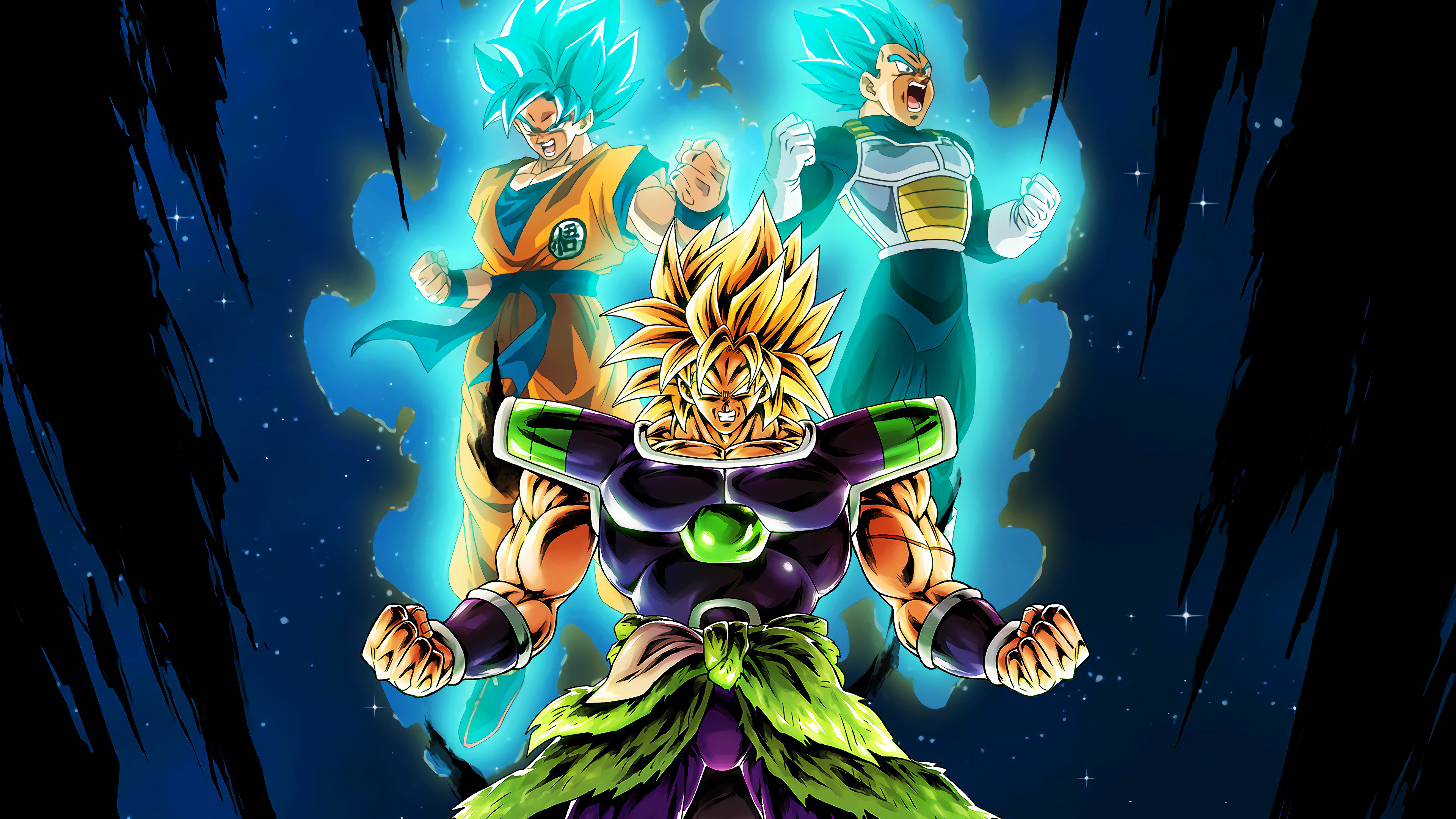 Broly, Vegeta, Goku, Dragon Ball Super: Broly, 4K ...