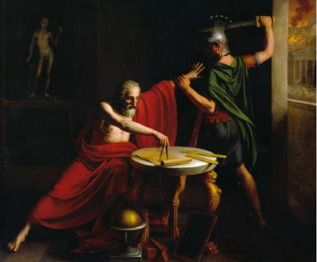 «Смерть Архимеда», (1815) Томас Деджордж