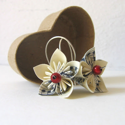 paper, paper jewelry, flower, paper music, lotus, origami