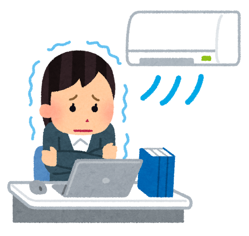 職場のエアコンが寒い女性のイラスト かわいいフリー素材集 いらすとや 職場のエアコンが寒い女性のイラスト かわいいフリー素材集 いらすとや