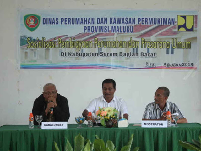 DPKP Maluku Gelar Sosialisasi Pembiayaan Perumahan dan Prasarana Umum di SBB