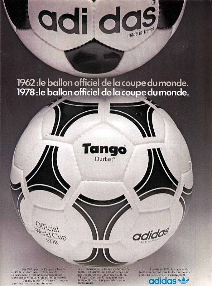 PUB. Adidas Tango 1978.
