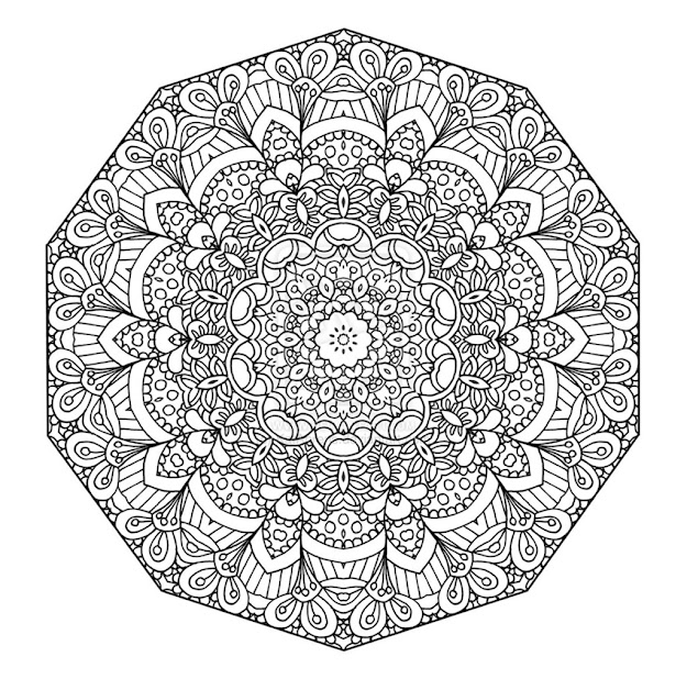 Free Printable  Floral Mandala Coloring Page  The Open Mind More 