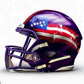 James Madison Dukes Concept Football Helmets