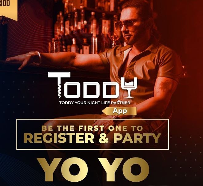 Toddy App Download Android, iOS, APK - Yo Yo Honey Singh App for Party Life