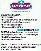 Lowongan Kerja Surabaya di Darline Bakeria Agustus 2020