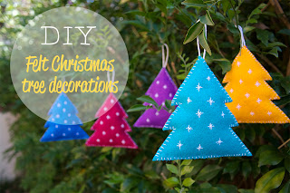 Make Things for Home: DIY - Felt Xmas Decorations