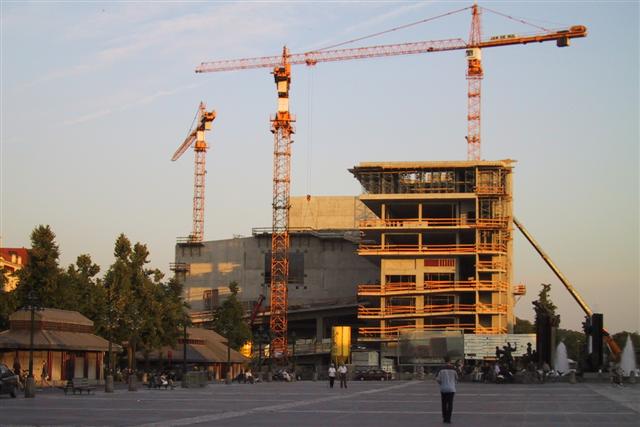 concertgebouw bruges - construction