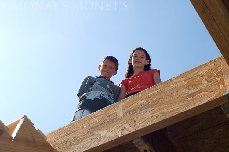 Austin and Brianna on second floor blog