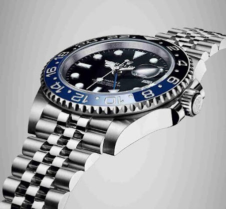 Présentation de la Cope Montre Rolex GMT-Master II Pepsi & Batman en acier inoxydable 1