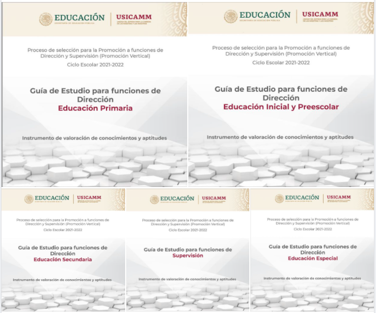 Guías de Estudio para funciones de Dirección y Supervisión USICAMM 2021