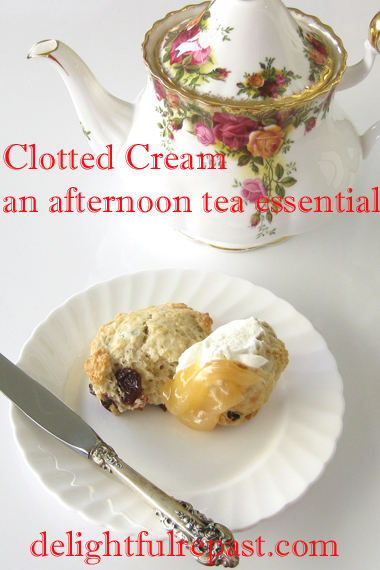 Clotted Cream - Stovetop Method - An Afternoon Tea Essential / www.delightfulrepast.com