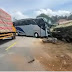 Bus RAPI Terlibat Kecelakaan di Km 35 Bukit Baling Muarojambi 