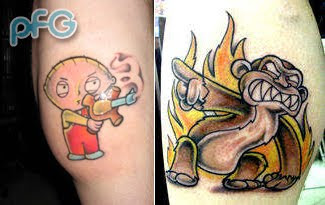 Family Guy Tattoo Design Picture Gallery - Family Guy Tattoo Ideas