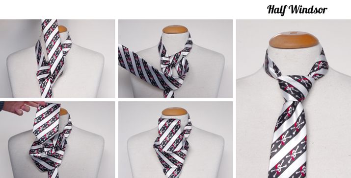 Half Windsor Tie knot