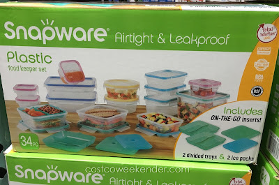 Keep food fresh with the Snapware Total Solution Plastic Food Keeper Set