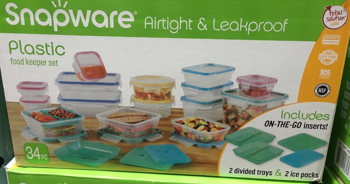 Snapware Total Solution Food Storage, Plastic, 1.34 Cup, Value Pack