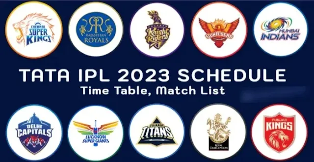 IPL 2023 Schedule Match List download PDF