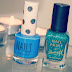 Gradient Glitter Nails | Topshop AWOL & Barry M Aqua Glitter