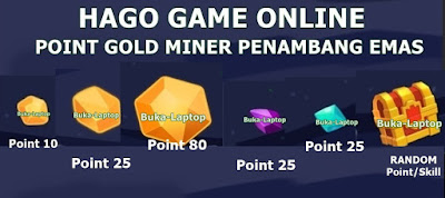 Point Game Online Penambang Emas HAGO Gold Miner