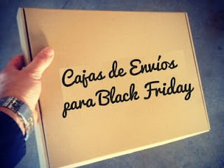 cajas de envío para black friday