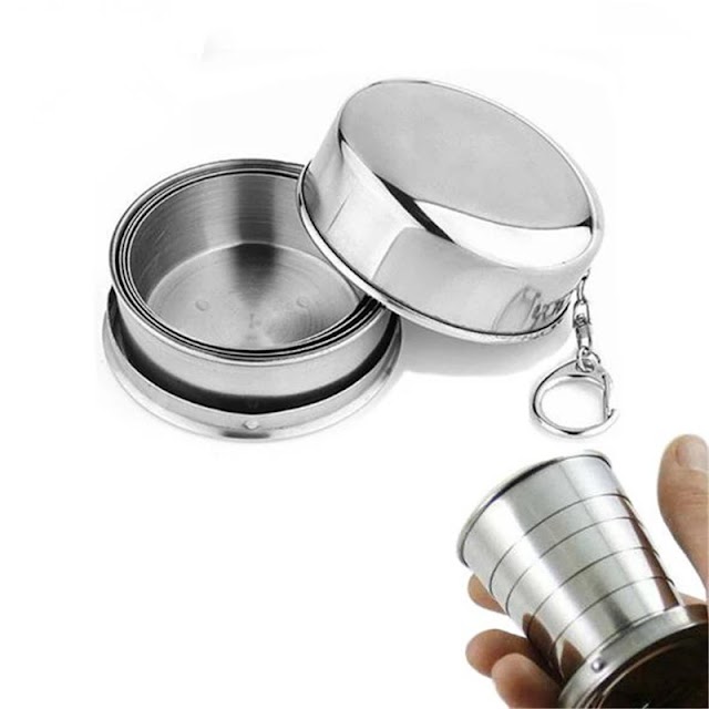 Folding Glass Travel Mug Cup Glass Buy on Amazon and Aliexpress