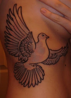 Bird Tattoos on Sexy Girl