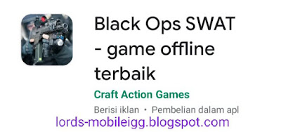 Black Ops SWAT - Game Offline Terbaik