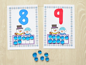 Winter Theme Learning Pack: Counting Ten Frames